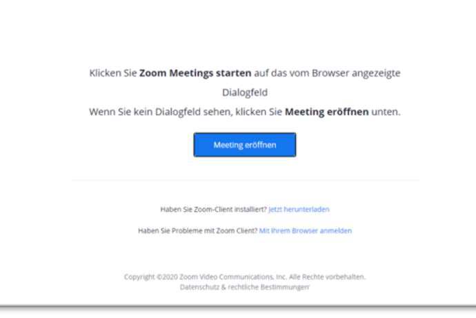 Leitfaden Zoom Meeting 2